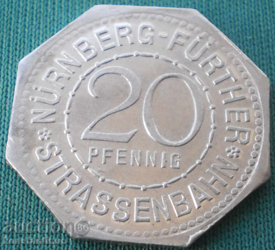Germaniya Notgeld 20 pfennig 1920 UNC cu preț € 5.62 | 10.99 BGN