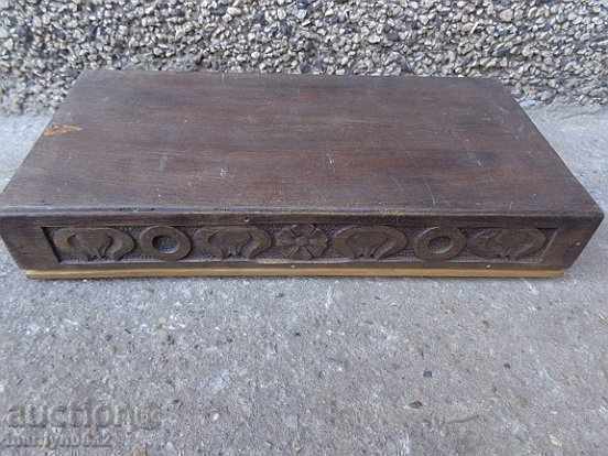 Box of wood carving 60s of XX century wooden UNIQUE gem - 6 Box of wood carving 60s of XX century wooden UNIQUE gem - 6