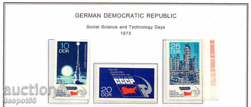 1973. GDR. Ziua științei și tehnologiei sovietice.