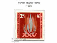 1973. GDR. 25th Declaration of Human Rights.