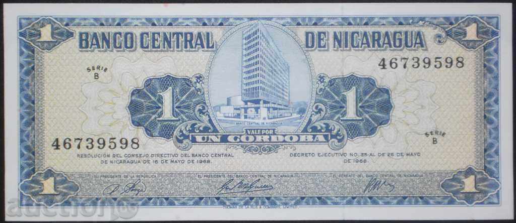 Nicaragua 1 Cordoba 1968 UNC