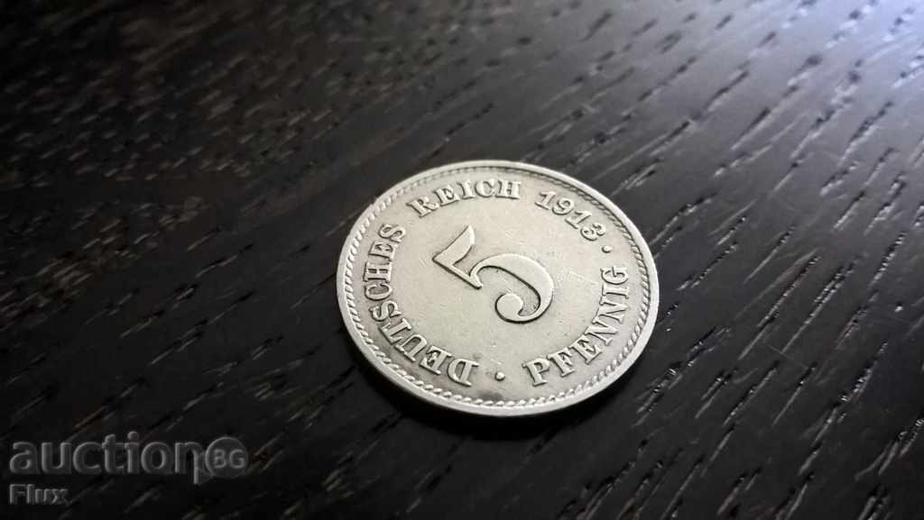Ράιχ Coin - Γερμανία - 5 εκατοστά του μάρκου | 1913.? σειρά