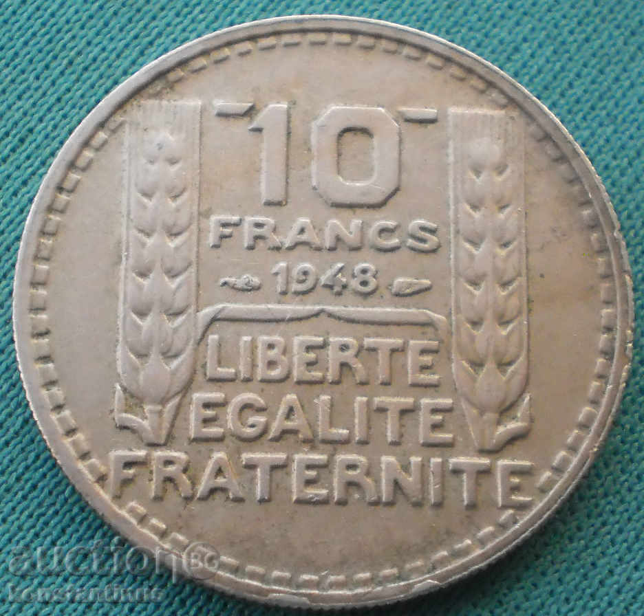 Algeria - Franța 10 Franka 1948 cu preț € 2.56 | 5.01 BGN