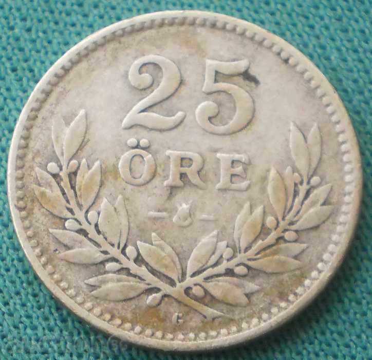 Suedia 25 Ore 1930 Argint fără preț de rezervare. cu preț € 3.07 | 6.00 BGN