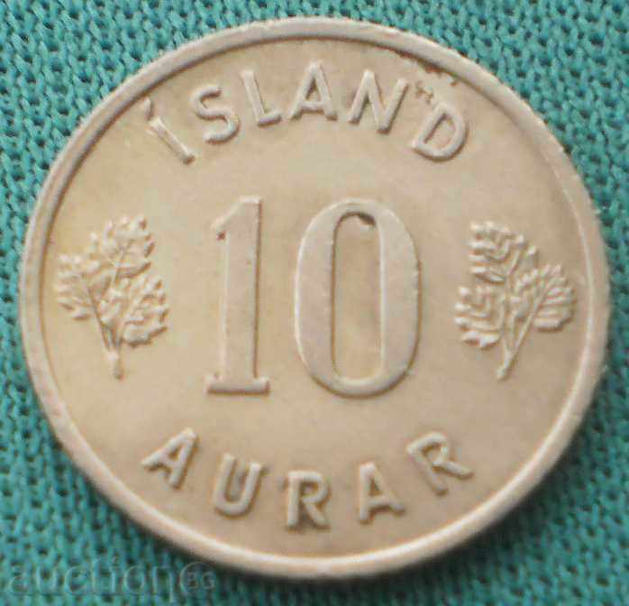 Islanda 10 Aurar 1946 fără preț de rezervare. cu preț € 3.58 | 7.00 BGN