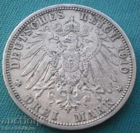 Baden - Germania 3 MAPK 1910 G cu preț € 28.12 | 55.00 BGN