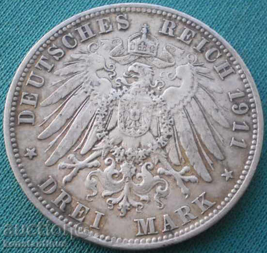 Bayern - Germania 3 MAPK 1911 D cu preț € 28.12 | 55.00 BGN