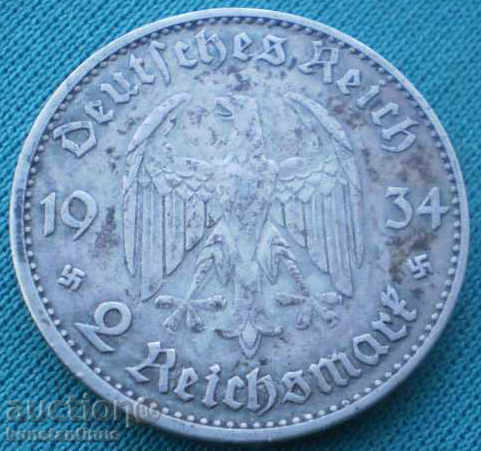 III Reich - Germania 2 MAPK 1934 J cu preț € 20.45 | 40.00 BGN