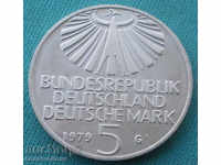 Germany 5 Marks 1979 G UNC