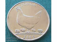 Tonga 5 Seniti 2005 UNC