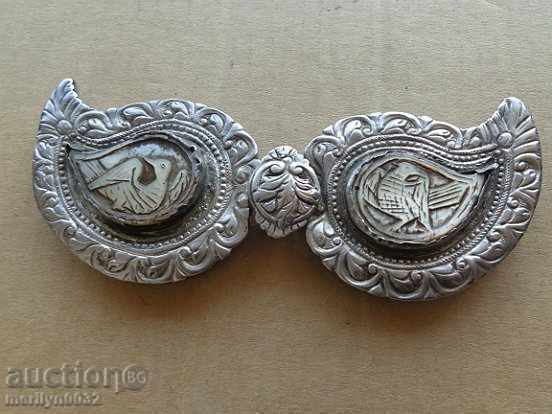 Renaissance silver pafts with mother-of-pearl, pafta, silver