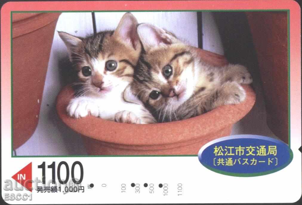 Transit (rail) map Fauna Cats from Japan TC21