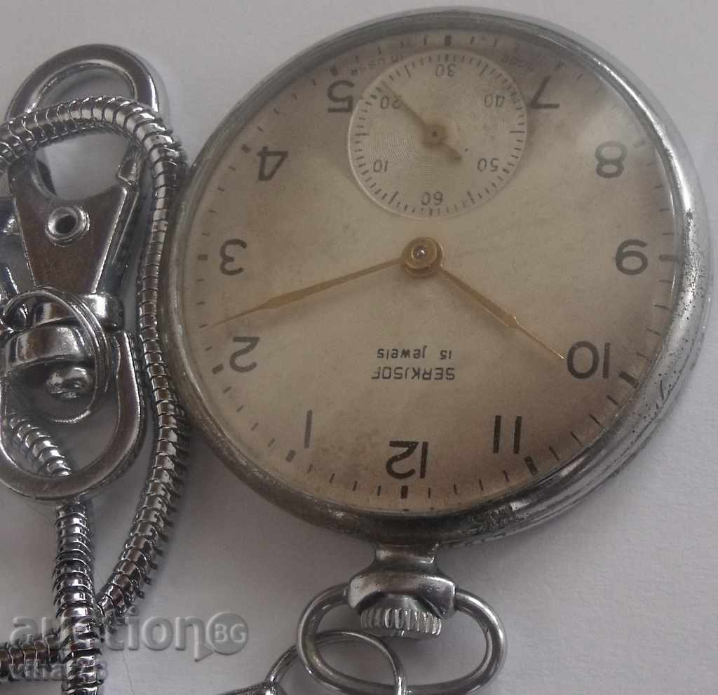 Livrarea ceas de buzunar mol-serkisof 15 piatră