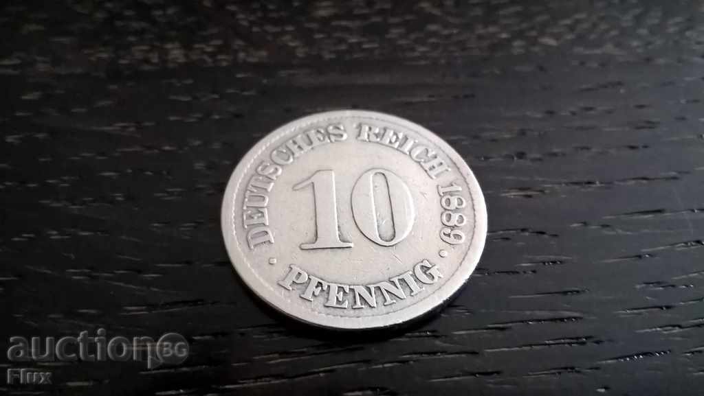 Reich Coin - Germany - 10 Phenicia 1889; series A with price 5.25 BGN | € 2.68 Reich Coin - Germany - 10 Phenicia 1889; series A with price 5.25 BGN | € 2.68