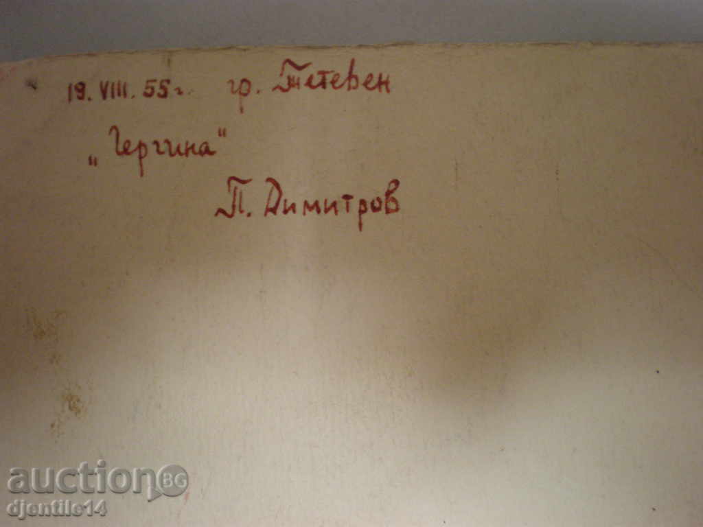 Аукцион Рисунка акварел-П.Димитров-гр.Тетевен-55г.