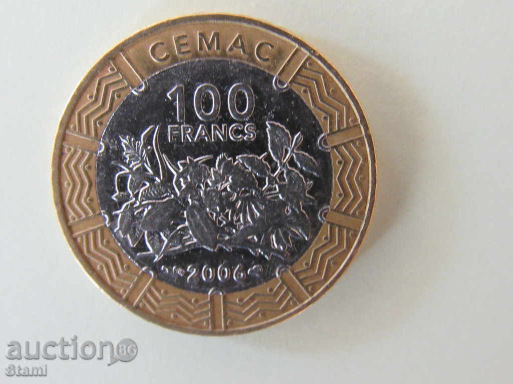 Central African States - 100 francs, 2006 -79L with price 3.50 BGN | € 1.79 Central African States - 100 francs, 2006 -79L with price 3.50 BGN | € 1.79