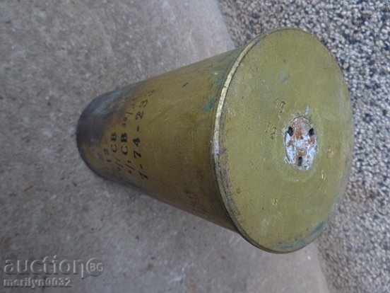 Old shell from a projectile, a vase, a cannon, a top - 7