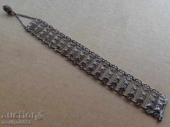 Auction Ancient silver bracelet filigree granulation SAMPLE Auction Ancient silver bracelet filigree granulation SAMPLE