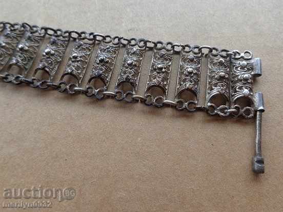 Ancient silver bracelet filigree granulation SAMPLE - 7 Ancient silver bracelet filigree granulation SAMPLE - 7