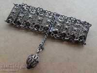Ancient silver bracelet filigree granulation SAMPLE