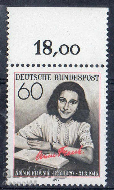 1979. FGD. Anna Frank, actress ("The Diary").