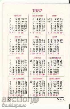 Calendar B F F 1987 with price 0.90 BGN | € 0.46 Calendar B F F 1987 with price 0.90 BGN | € 0.46