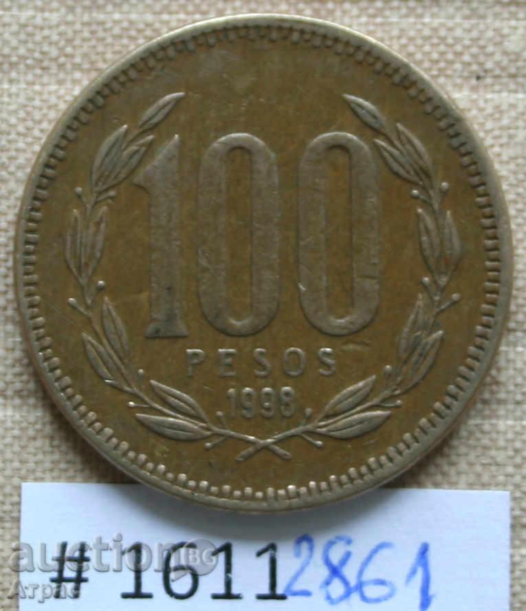 100 песос 1998 Чили