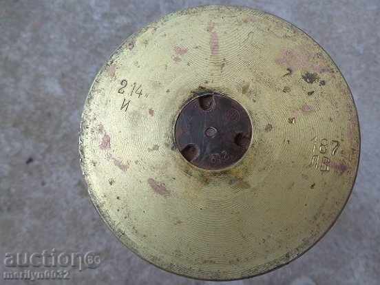 Old shell from a shell 63cm long vase, cannon, top - 5 Old shell from a shell 63cm long vase, cannon, top - 5