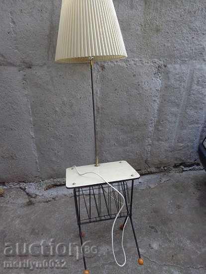 A reading lamp table bar end of the 60s from the Republic of Bulgaria