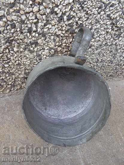 Old bakery spoon, baker, kettle copper cup - 5 Old bakery spoon, baker, kettle copper cup - 5