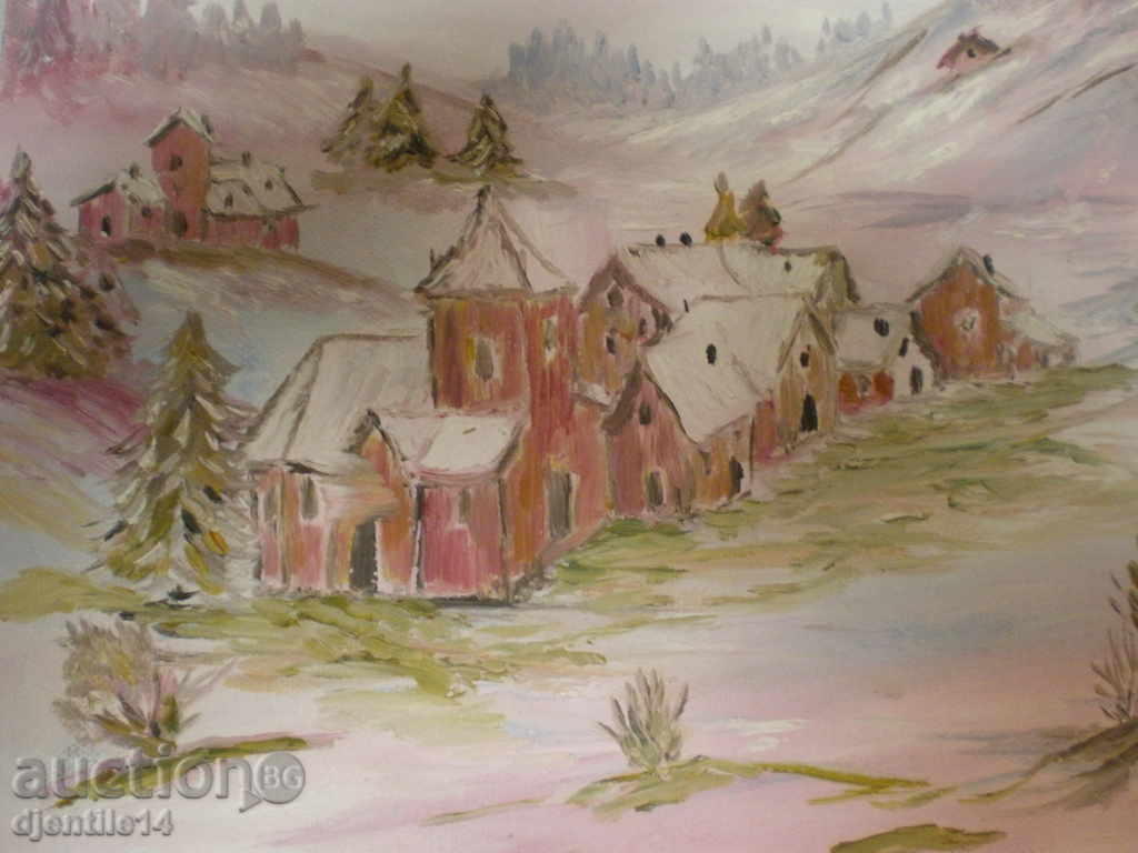 Auction painting, oil on canvas, signed-E.K. Auction painting, oil on canvas, signed-E.K.