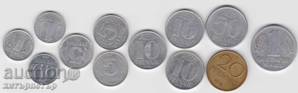 Lot coins GDR