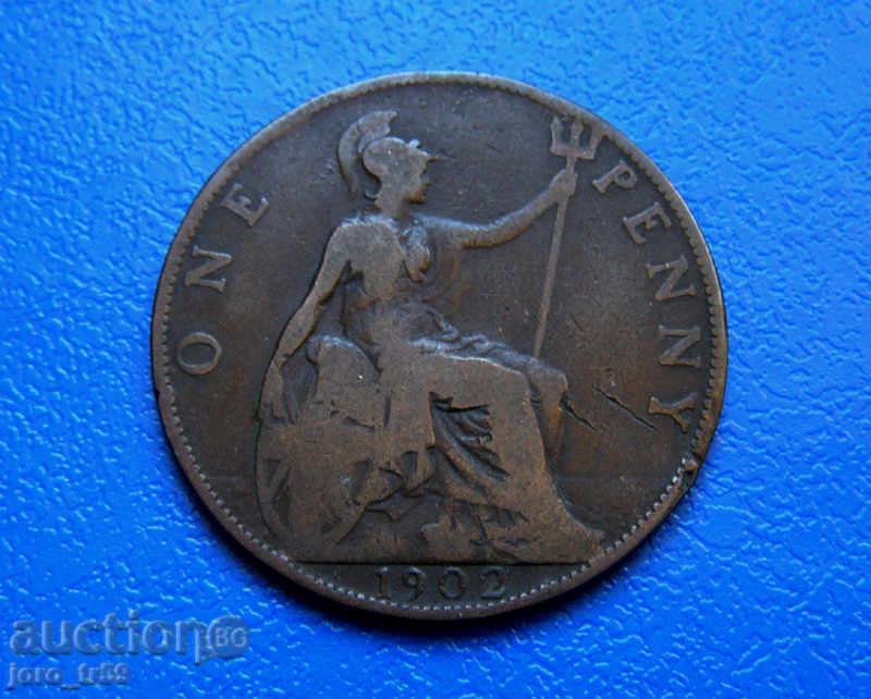 Great Britain 1 Penny 1902 - #2 Great Britain 1 Penny 1902 - #2