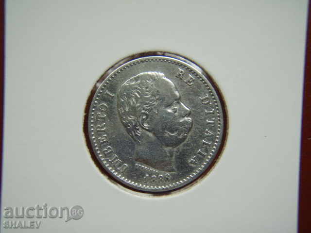 Auction 1 Lira 1886 Italy - VF/HF Auction 1 Lira 1886 Italy - VF/HF