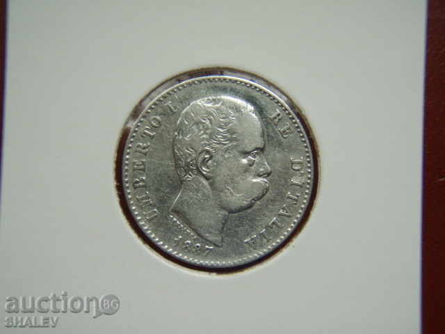 Auction 1 Lira 1887 Italy (3) /Italy/ - VF/ХF Auction 1 Lira 1887 Italy (3) /Italy/ - VF/ХF