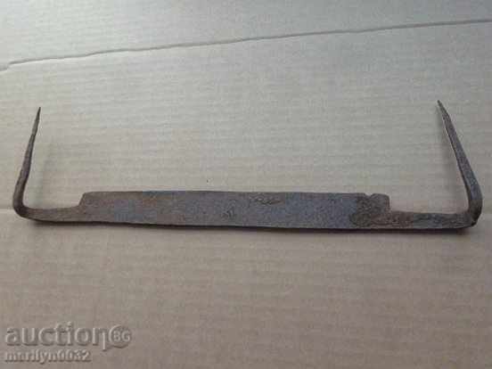 Old rusty wrought iron tool with price 35.00 BGN | € 17.90 Old rusty wrought iron tool with price 35.00 BGN | € 17.90