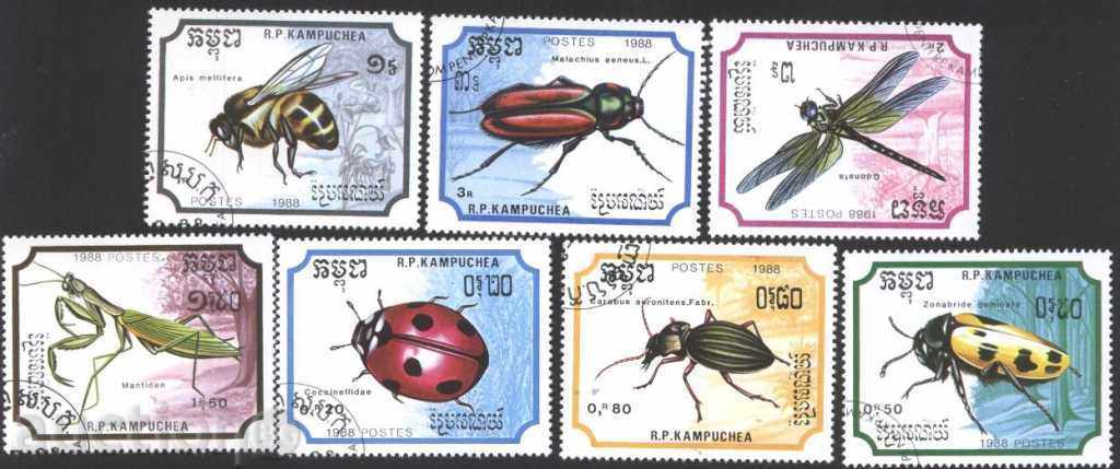 Tagged Insects 1988 from Kampuchiya