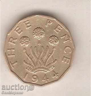 + Great Britain 3 pence 1944