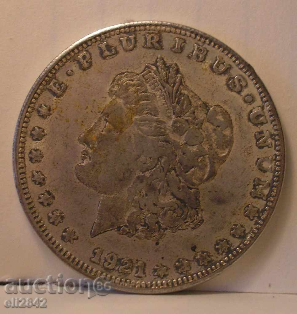 1 δολάριο δολάριο 1921-1 ΗΠΑ το 1921 - αντίγραφο