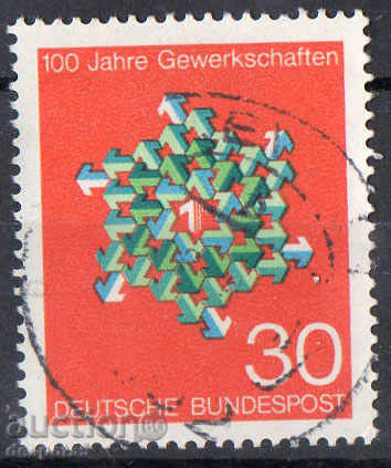 1968. FGR. 100 χρόνια γερμανικής συνδικάτα.
