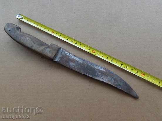 Auction Old butcher knife blade dagger Auction Old butcher knife blade dagger
