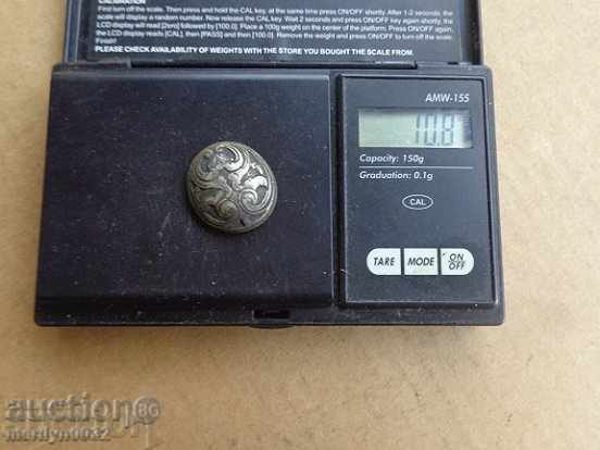 Livrarea Piese flint pistol de unghii arma de pe minge de argint