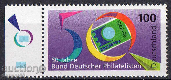 1996. Γερμανία. Ημέρα σφραγίδα του ταχυδρομείου.
