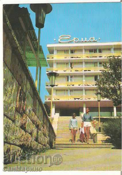 Bulgaria Varna carte poștală Golden Sands Hotel "Erma" *