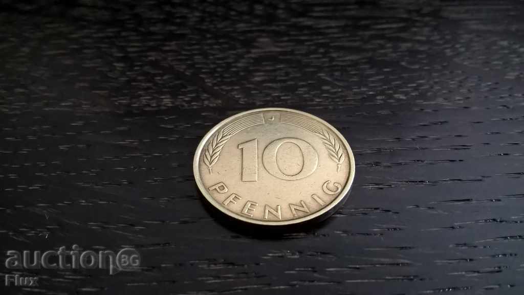Coin - Germany - 10 pennies 1971; series J with price 0.85 BGN | € 0.43 Coin - Germany - 10 pennies 1971; series J with price 0.85 BGN | € 0.43