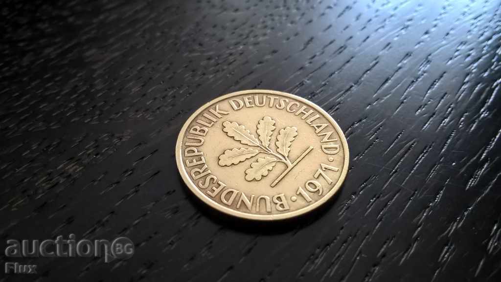 Auction Coin - Germany - 10 pennies 1971; series J Auction Coin - Germany - 10 pennies 1971; series J