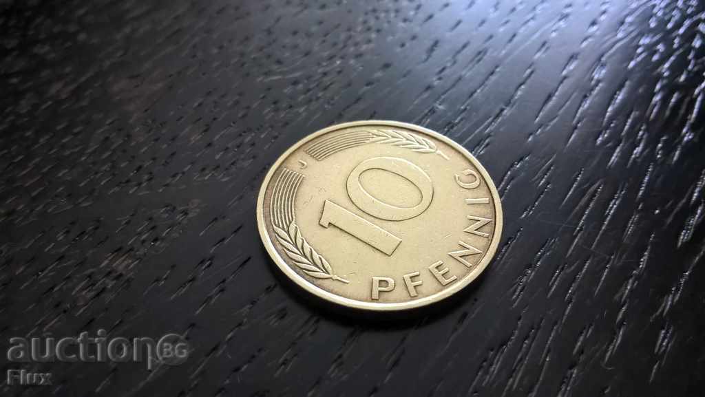 Монета - Германия - 10 пфенига | 1971г.; серия J