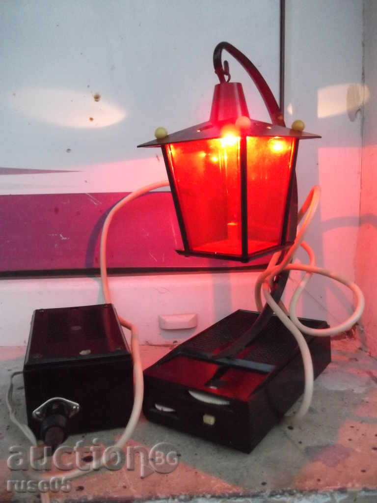 Night lamp with Soviet radio working