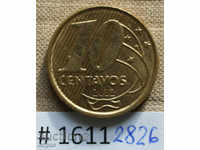 10 cents 2012 Brazil