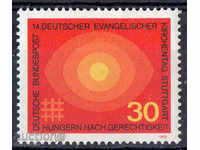 1969. ГФР. Ден на германската Евангелистка църква, Щутгарт.